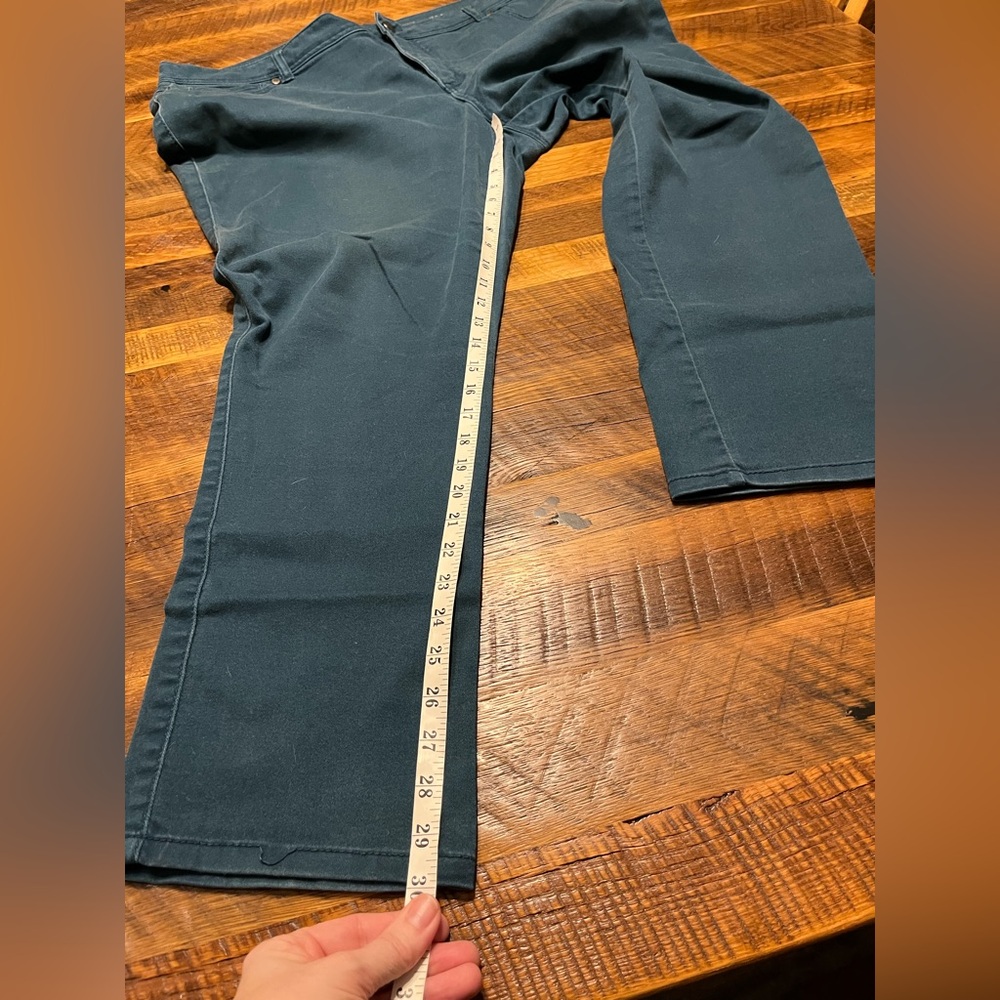 Avenue Denim Teal Skinny Jeans sz 24 - Picture 3 of 6
